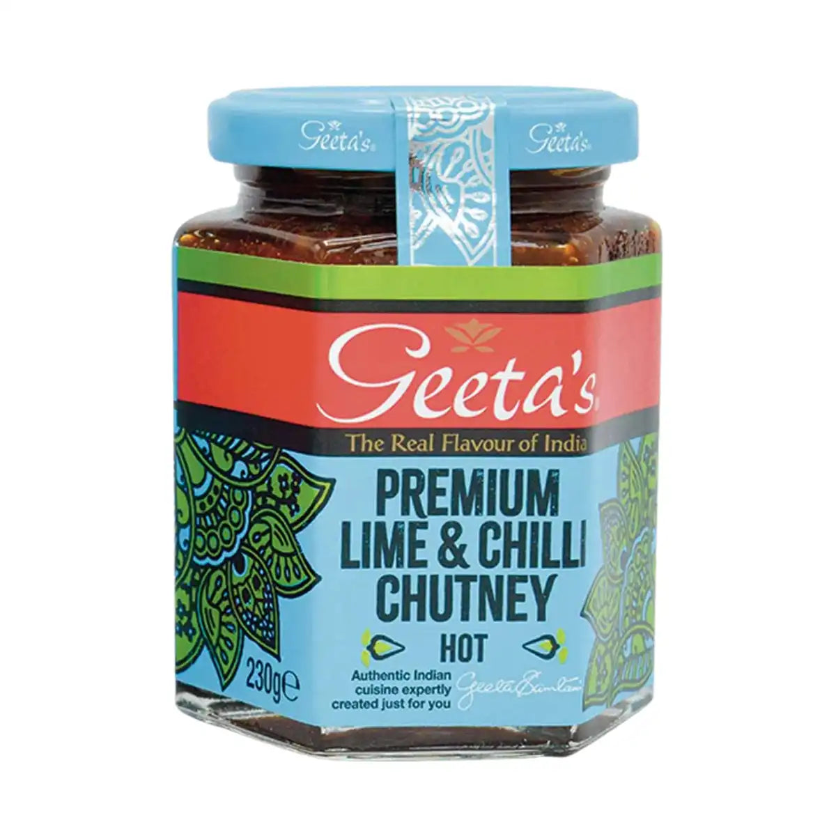Geetas Premium Lime and Chilli Chutney 230gms