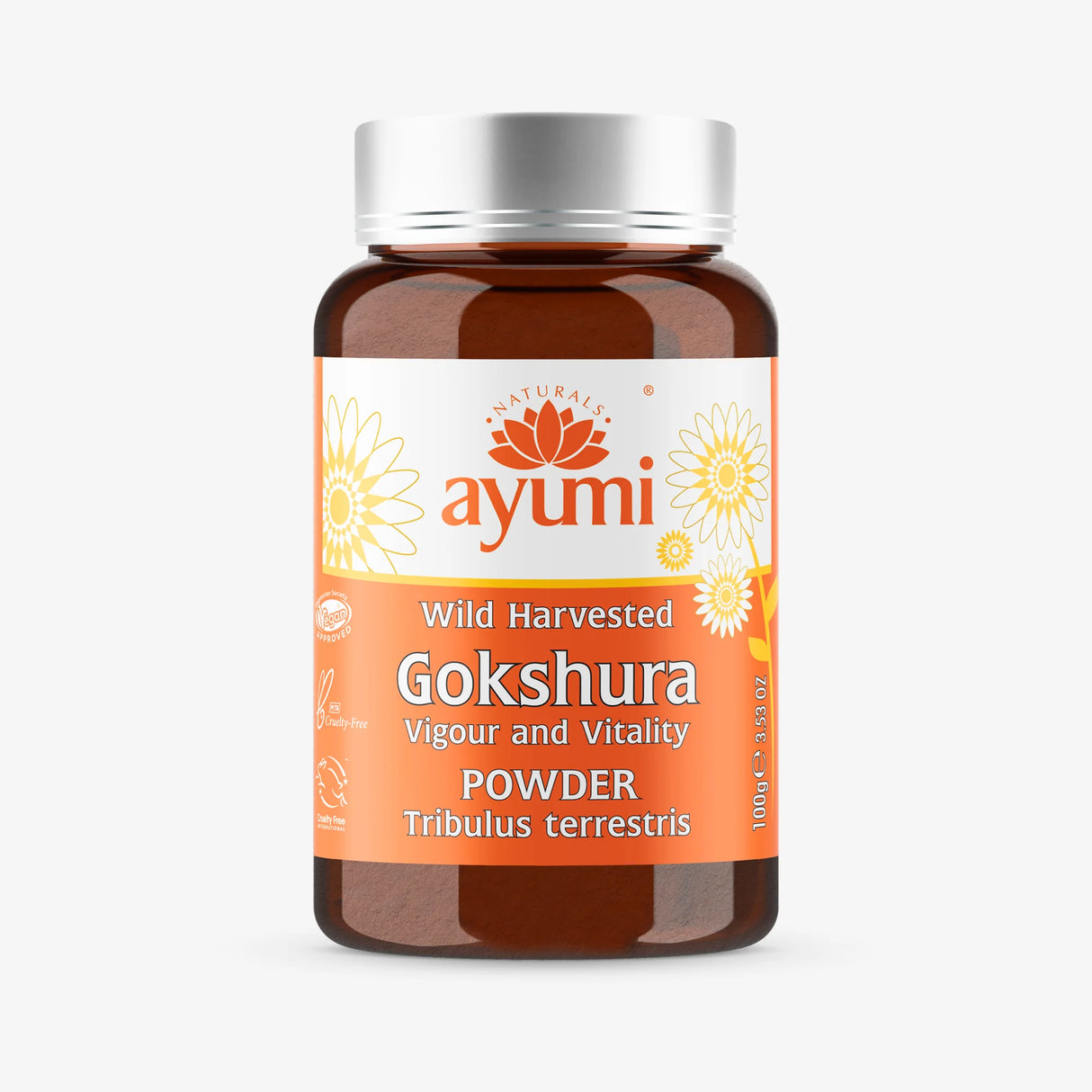 Ayumi Wild Harvested Gokshura Powder (Gokhru) 100g
