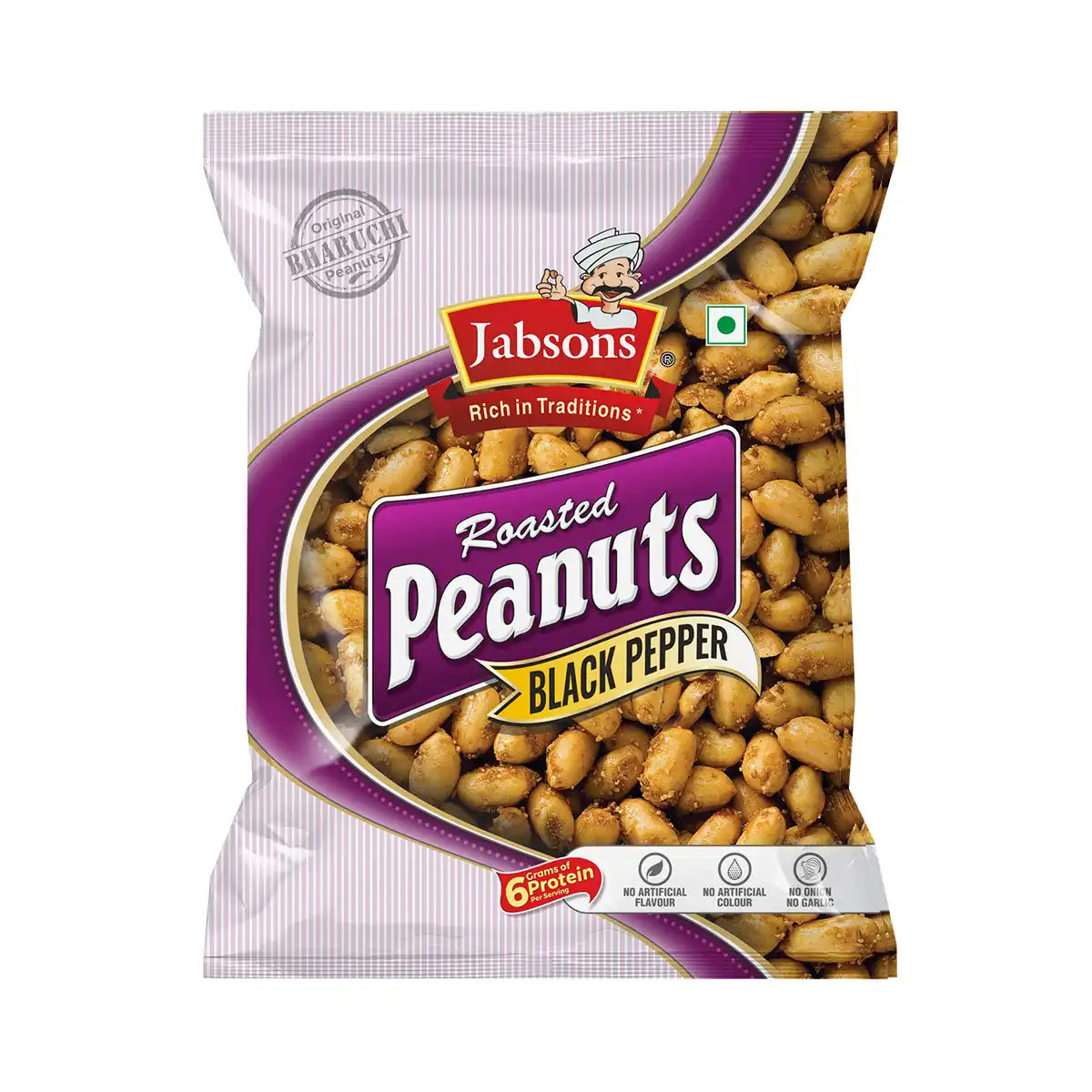 Jabsons Roasted Peanuts Black Pepper 200g