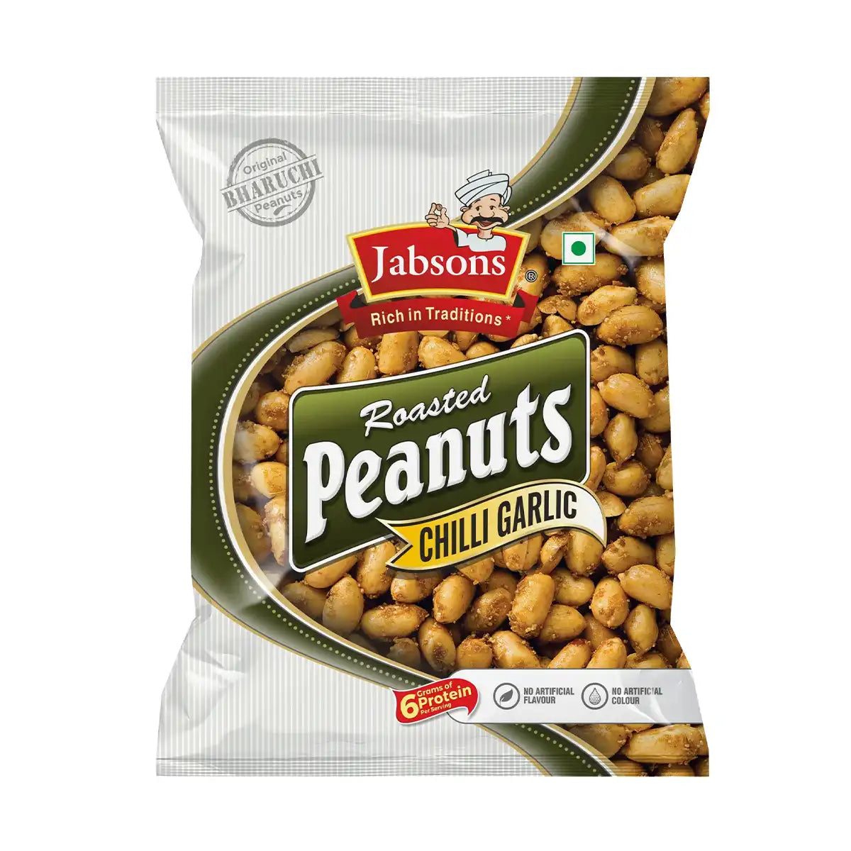 Jabsons Roasted Peanuts Chilly Garlic 200g
