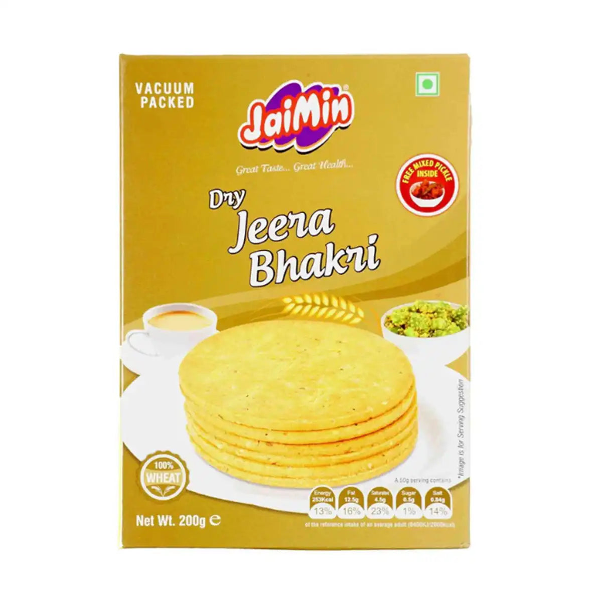 Jaimin Dry Jeera Bhakri 200g