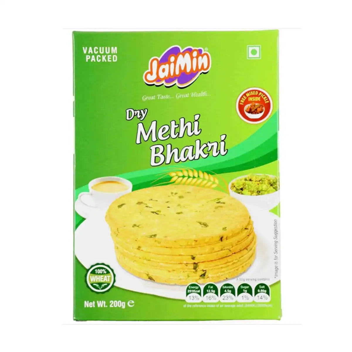 Jaimin Dry Methi Bhakri 250g