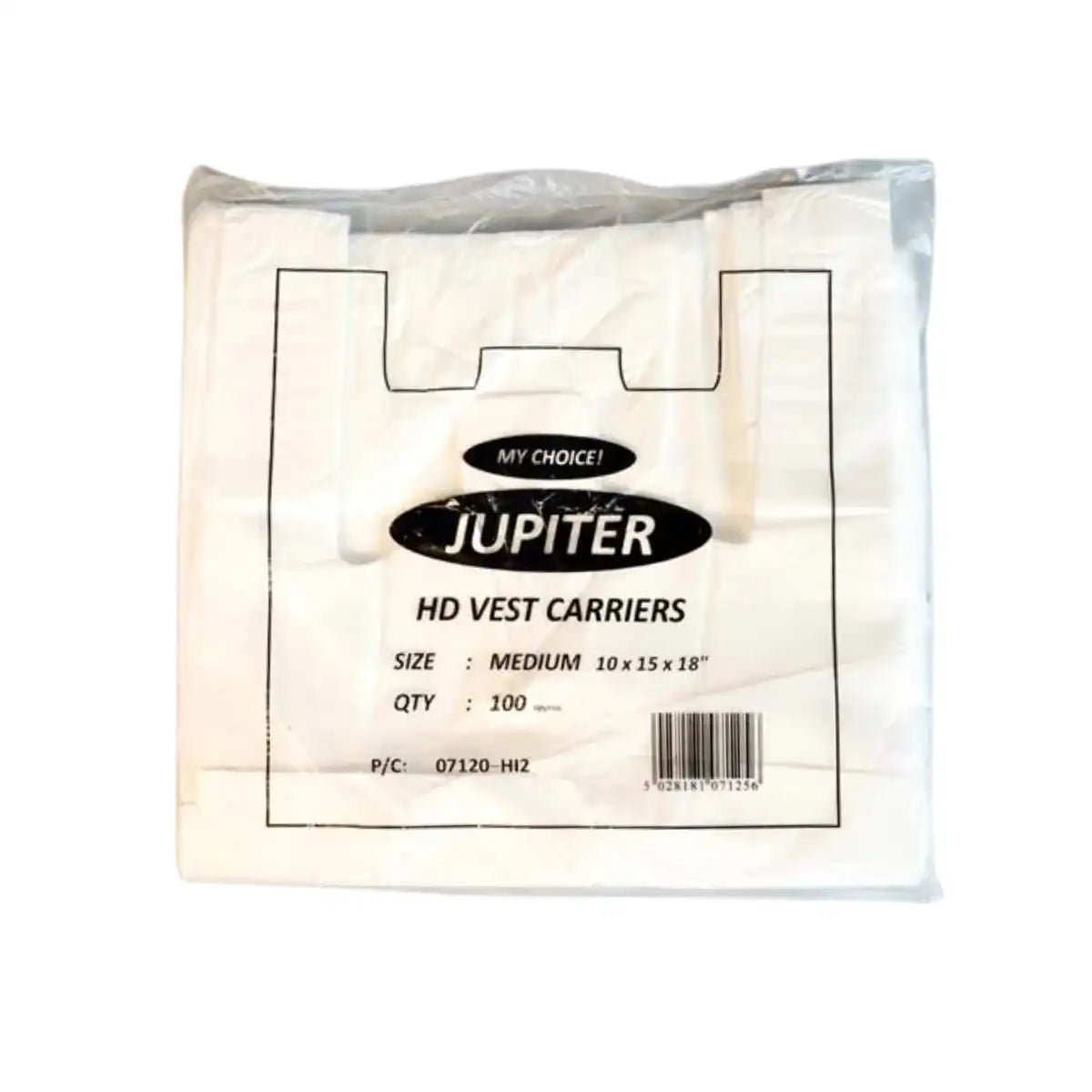 Jupiter HD Vest Carriers 100pcs 1kg