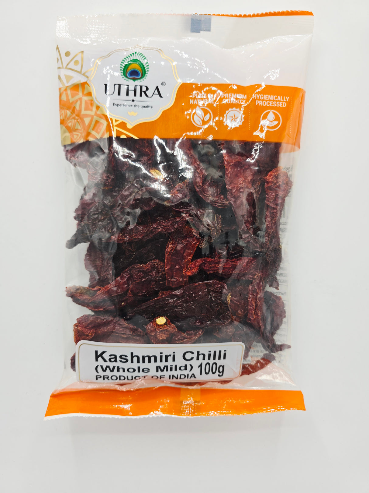 Uthra Kashmiri Chilli Whole Mild 100g
