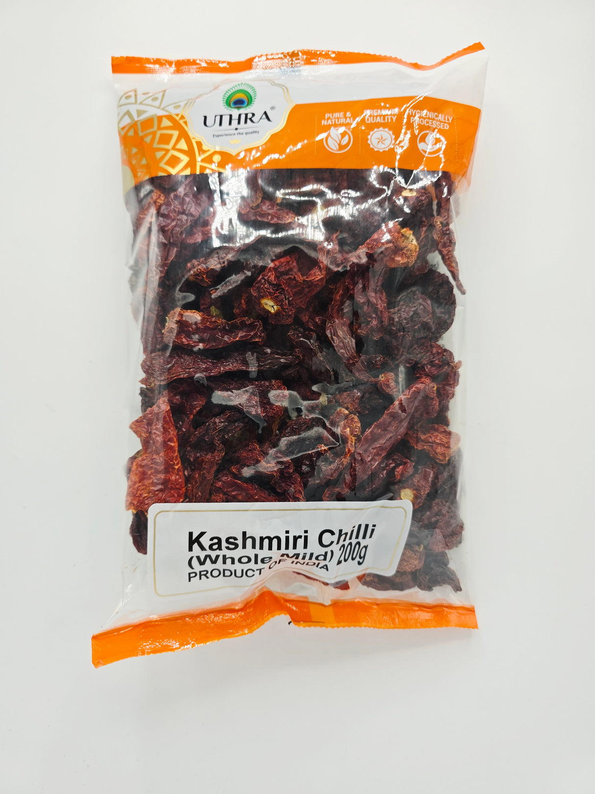 Uthra Kashmiri Chilli Whole Mild 200g