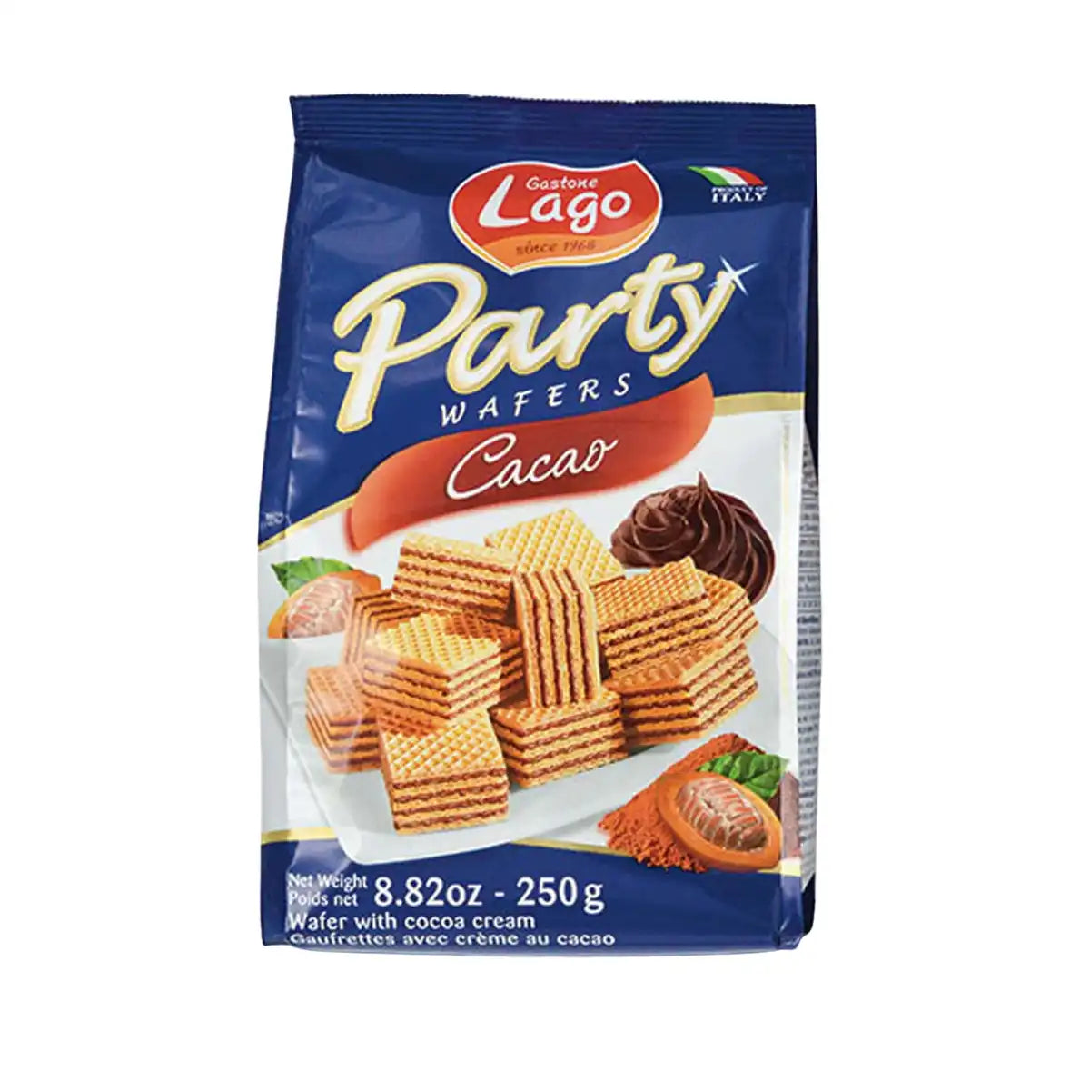 Lago Party Cocoa Wafers 250g