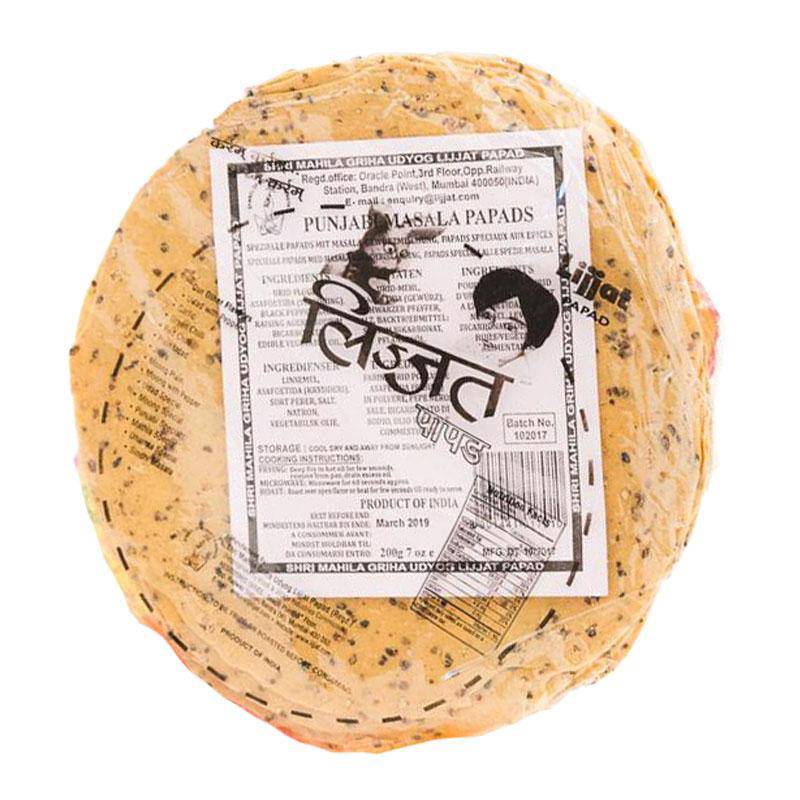 Lijjat Punjabi Masala special Papad 200g