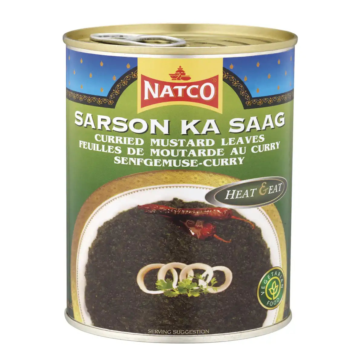 Natco Sarson Ka Saag 450g Tin