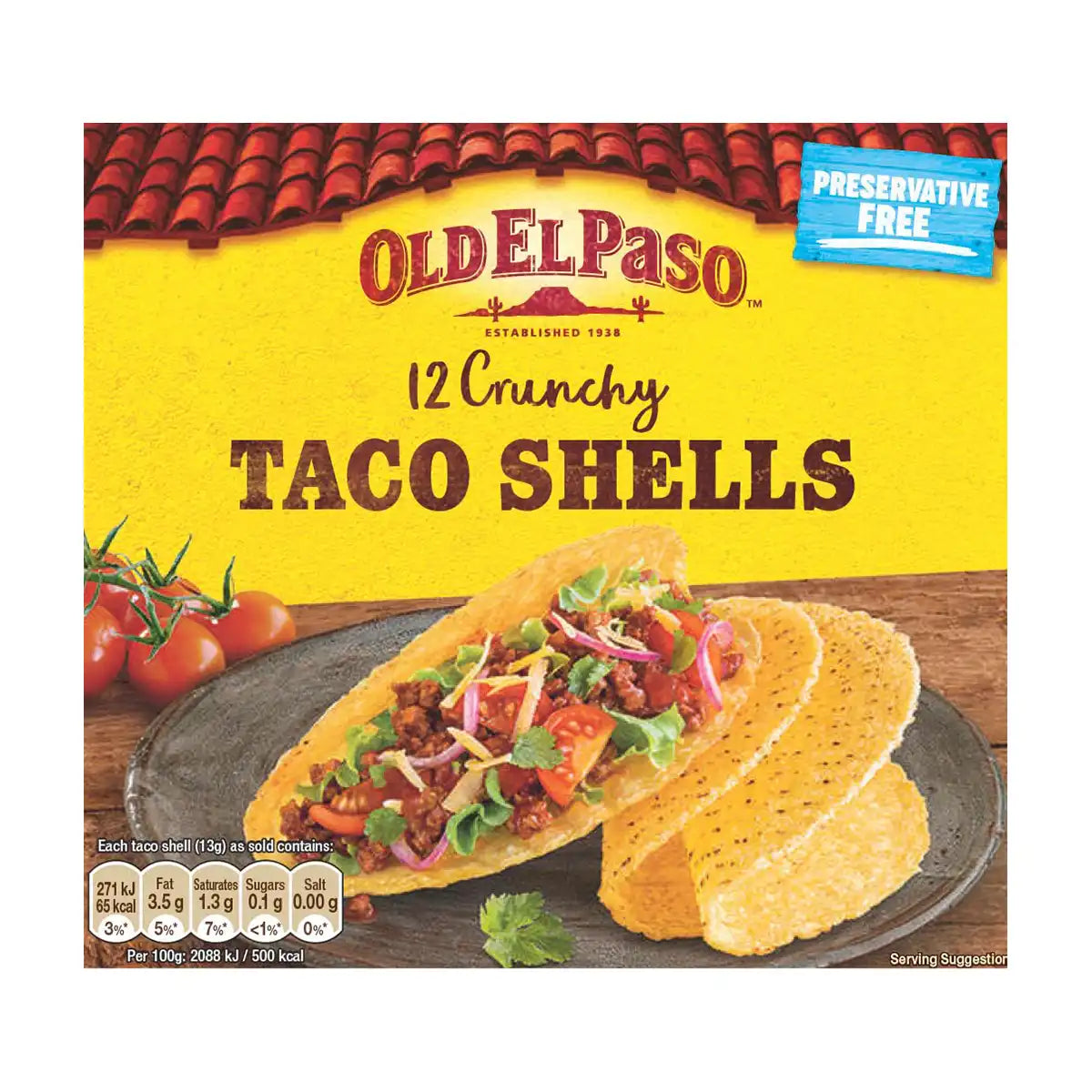 Old El Paso Taco Shells 156g