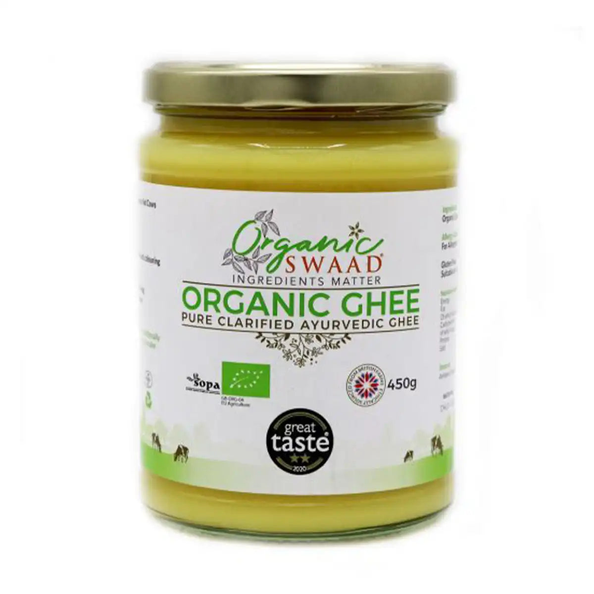 Organic Swaad Organic Ghee 450g