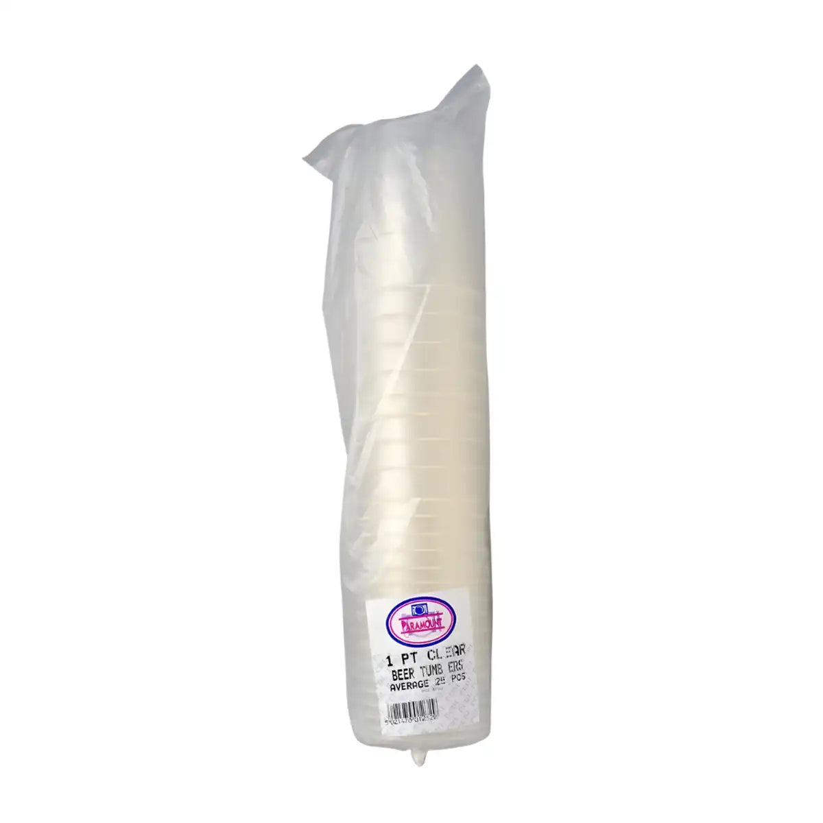 Paramount 1PT Clear Beer Tumbers 25pcs