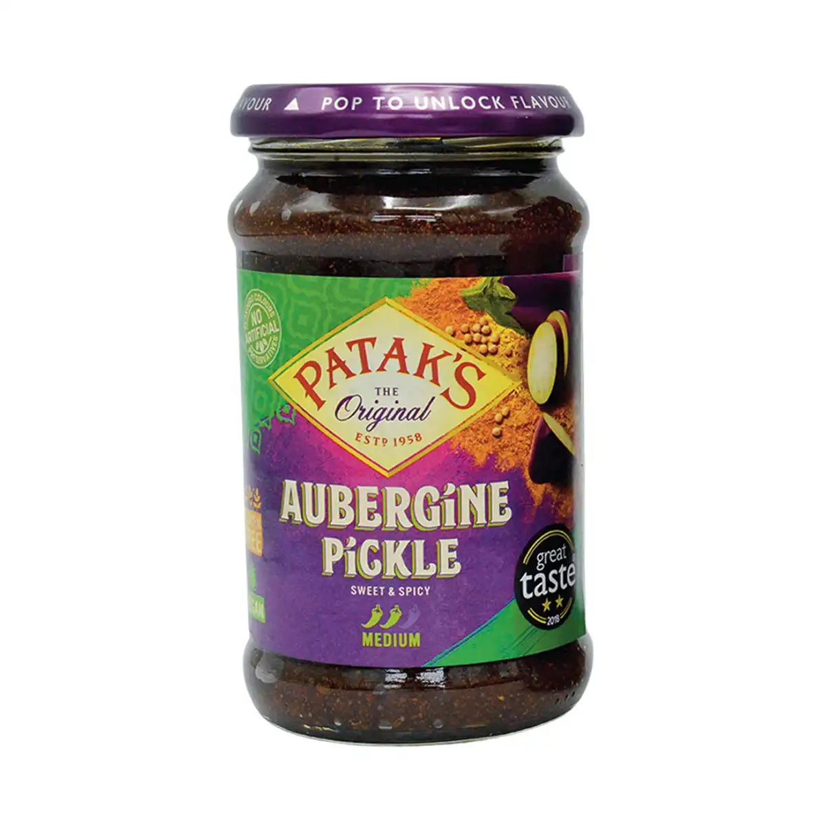 Pataks Aubergine Pickle 312g