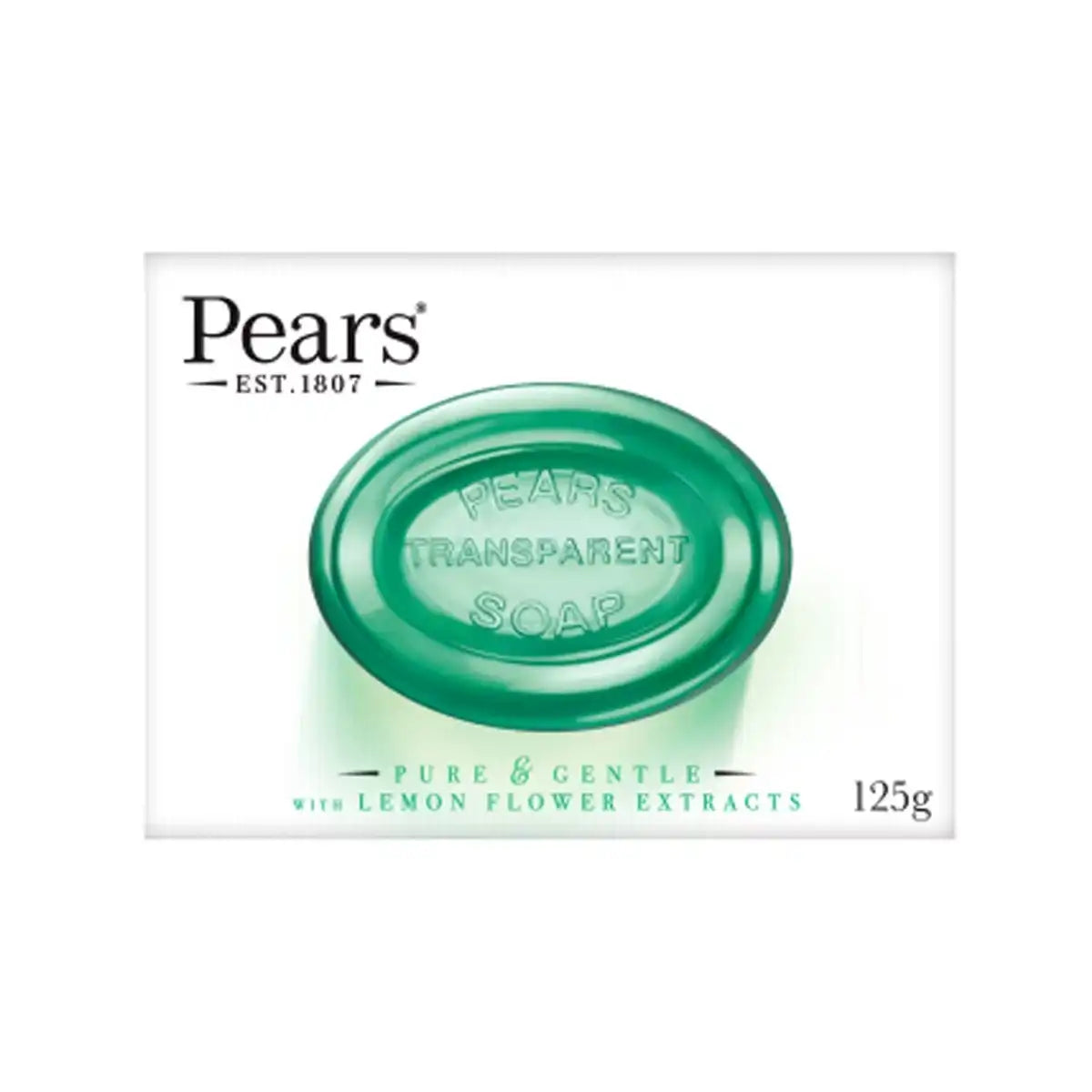 Pears Green Soap lemon Flower Extracts 125g