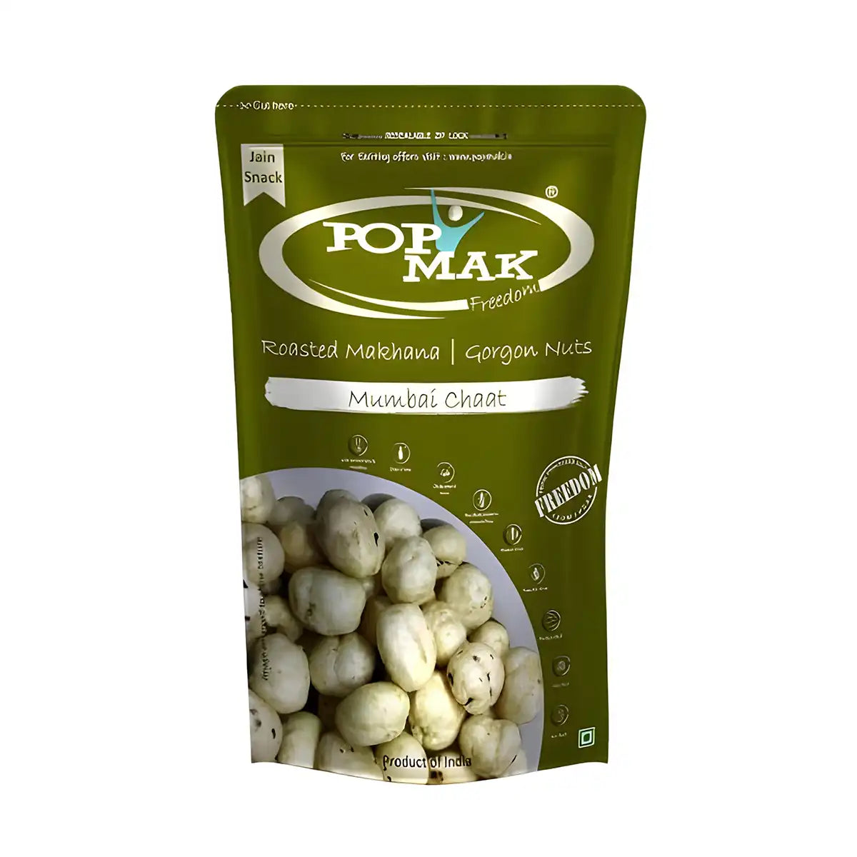 Pop Max Roasted Makhana Mumbai Chaat 80g