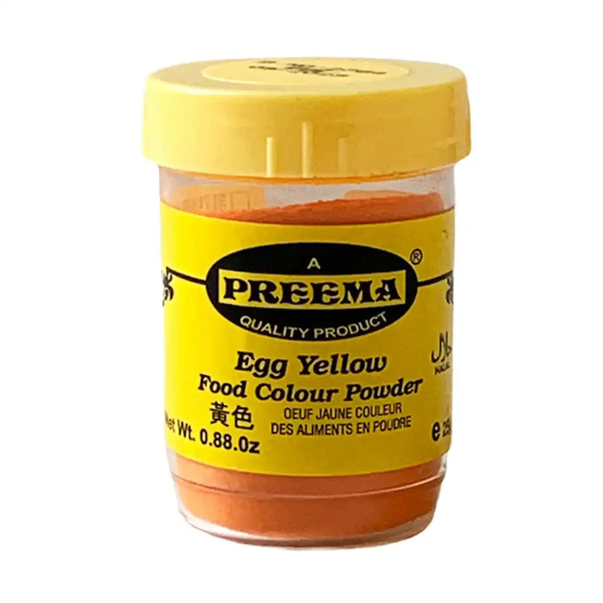 Preema Egg Yellow Food Colour Powder 25g