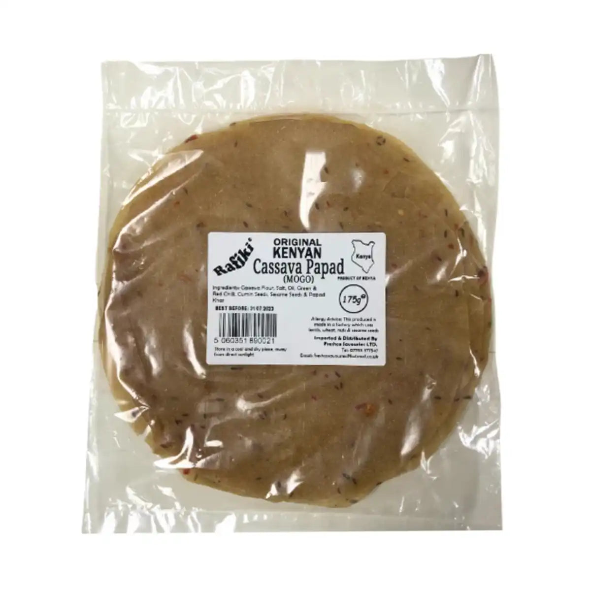 Rafiki Kenyan Casava Papad 175g