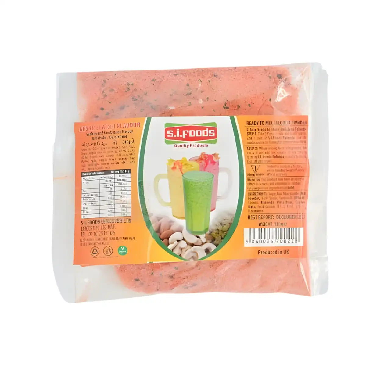 S.I.FOODS Ready Falooda Mix Kesar Elaichi 150gms