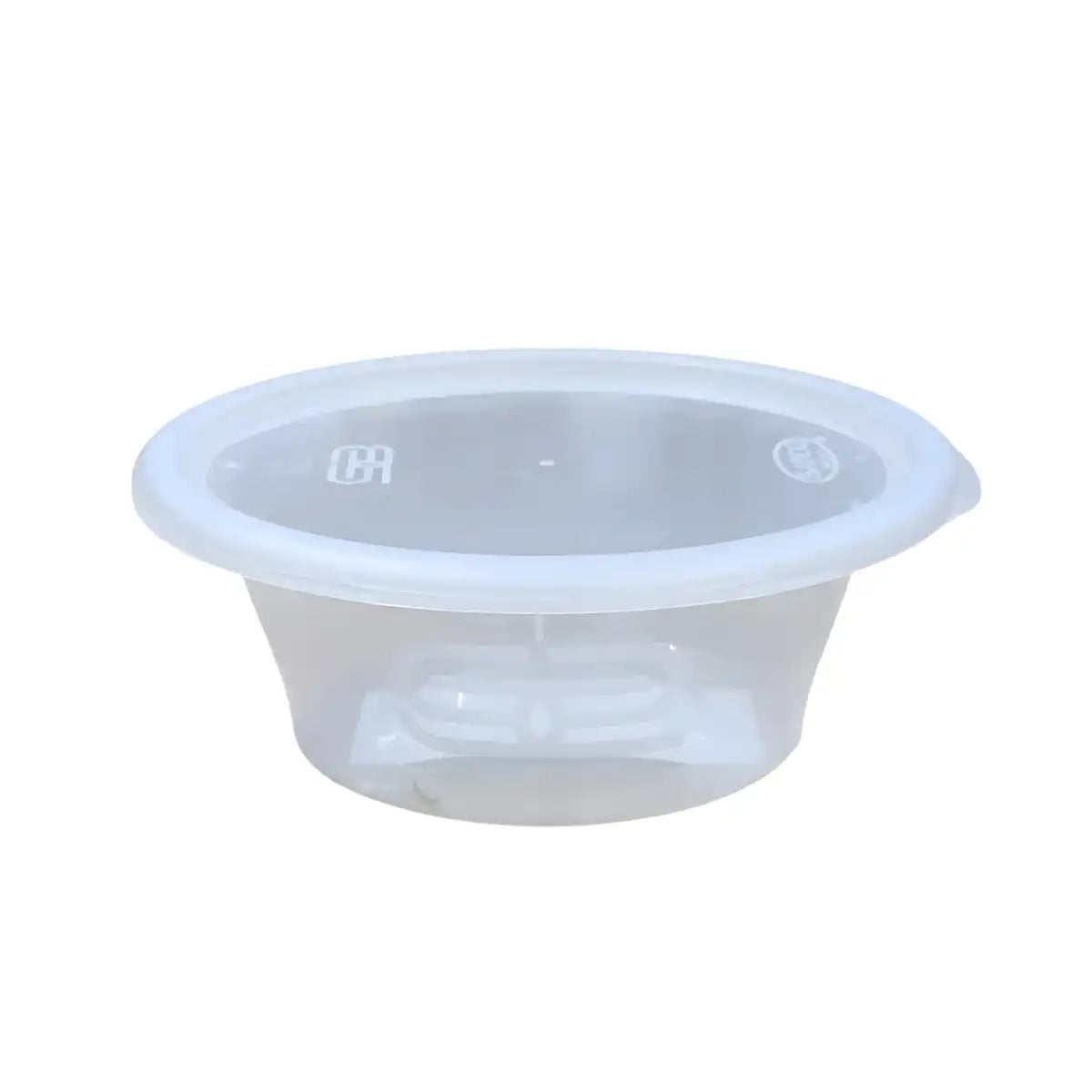 Satco Round Containers with Lids 8oz 10 pcs