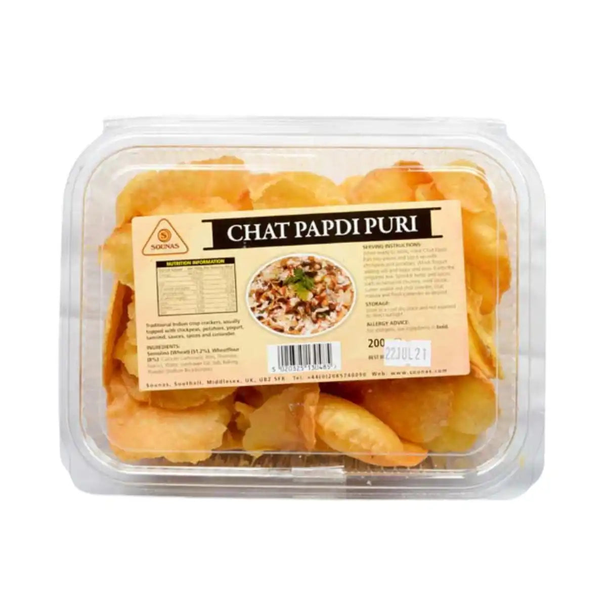 Sounas Chat Papdi Puri 200g