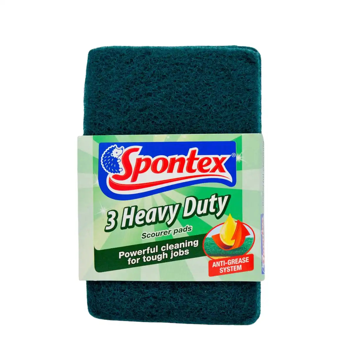 Spontex Heavy Duty Scourer Pads 3pcs