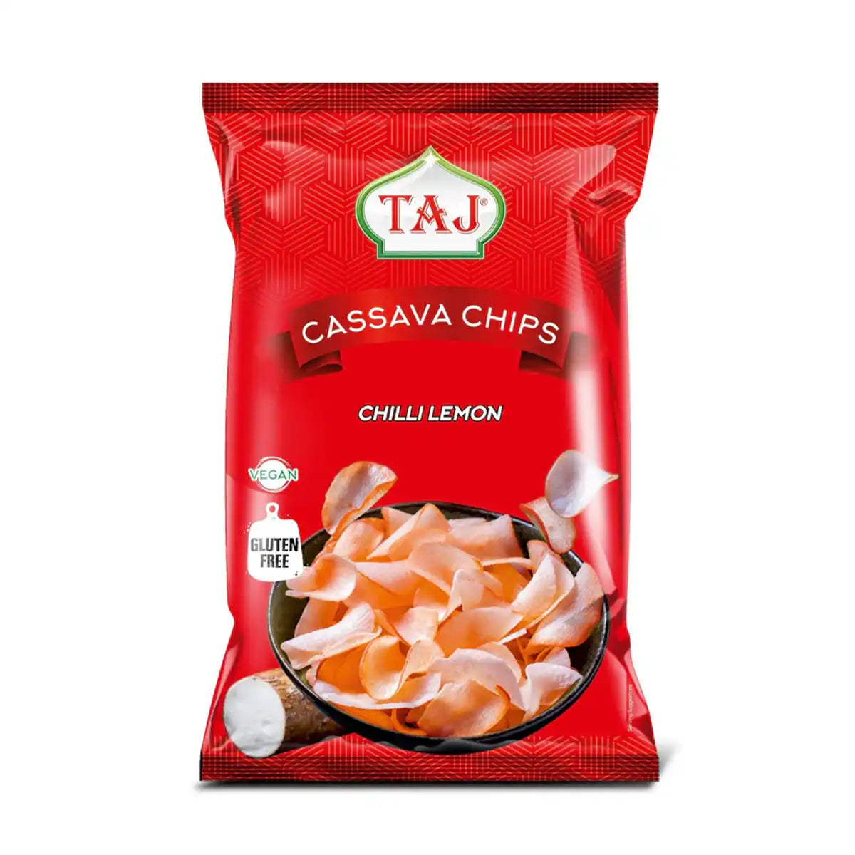 Taj Cassava Chips Chilli Lemon 200g