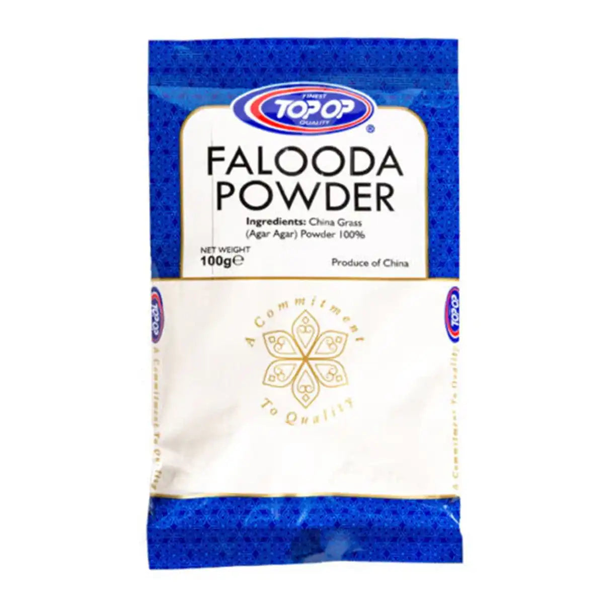 Top-Op Falooda Powder (China Grass)Agar Agar 100g