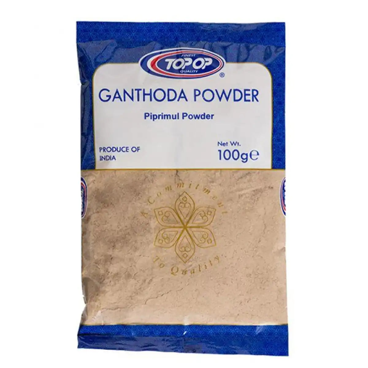 Top-Op Ganthoda Powder (Long Pepper Root Powder) 100g