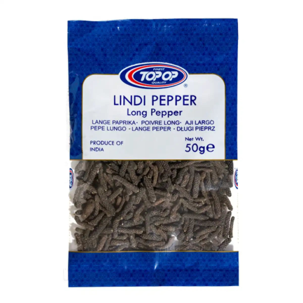 Top-Op Lindi Pepper Whole( Long Pepper) 50g