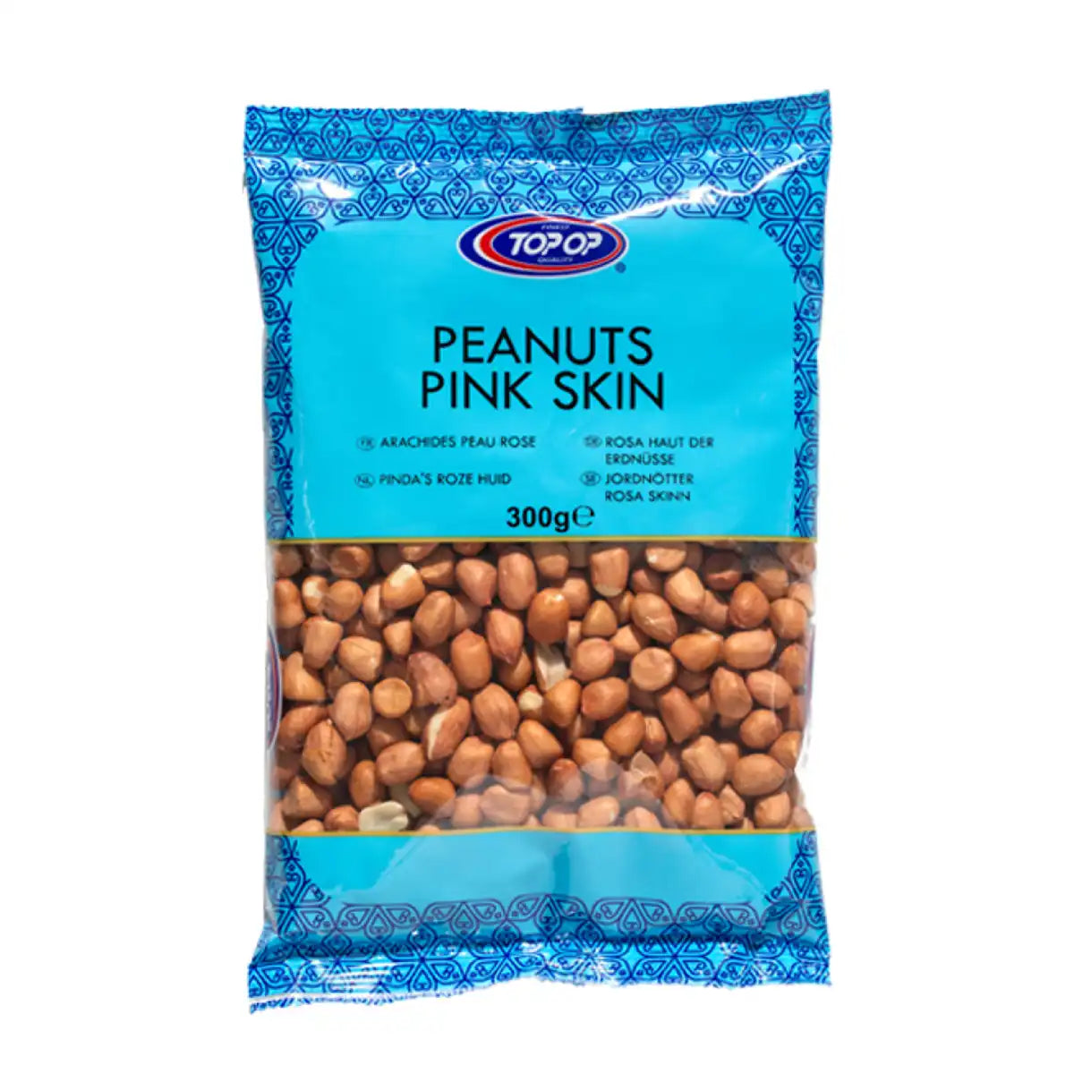 Top-Op Peanuts Pink With Skin 300g