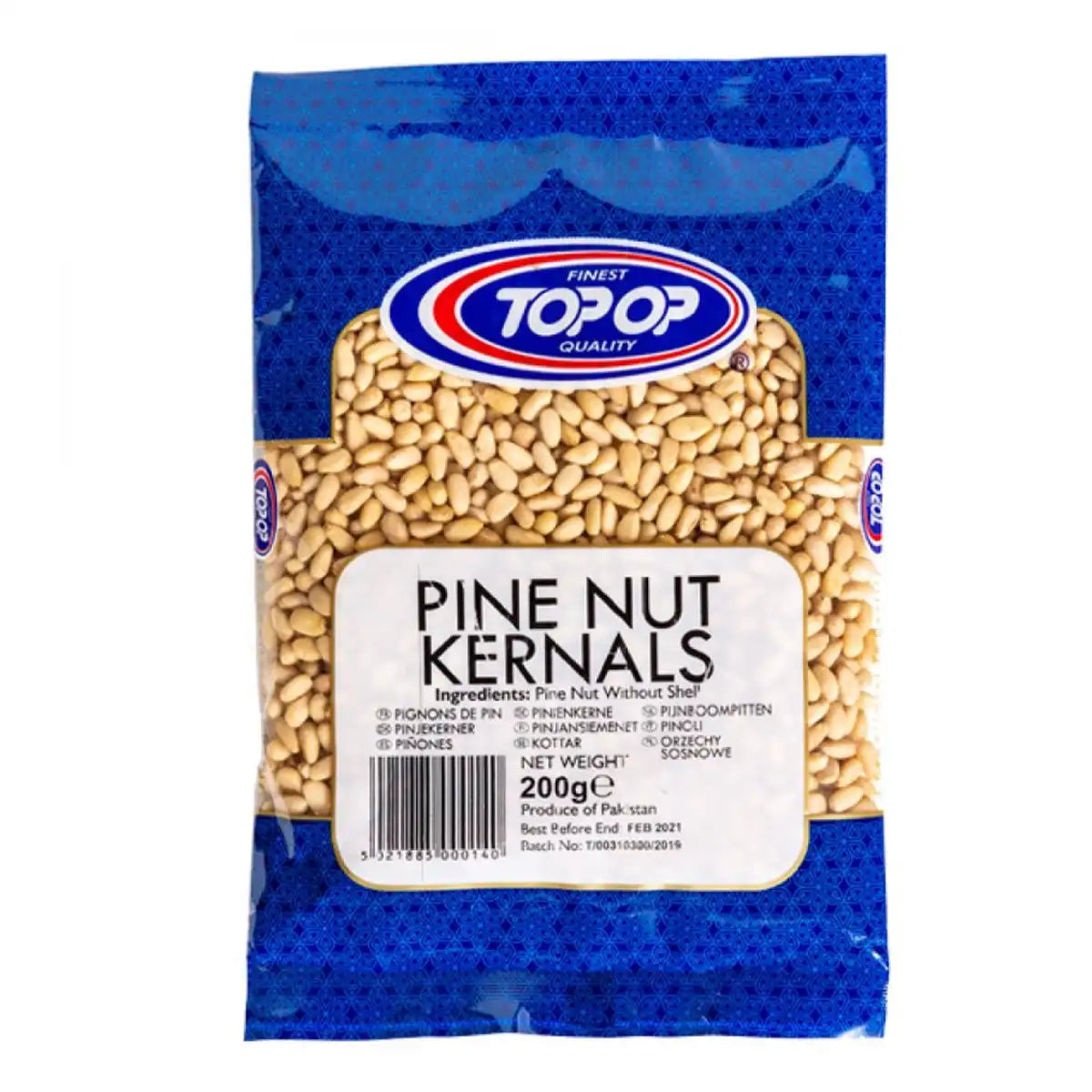 Top-Op Pine Nut Kernals without shell 200g