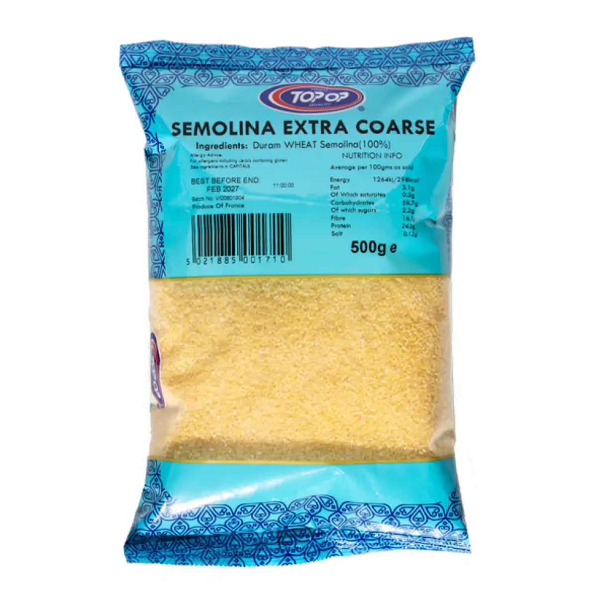 Top-Op Semolina Extra Coarse 500g