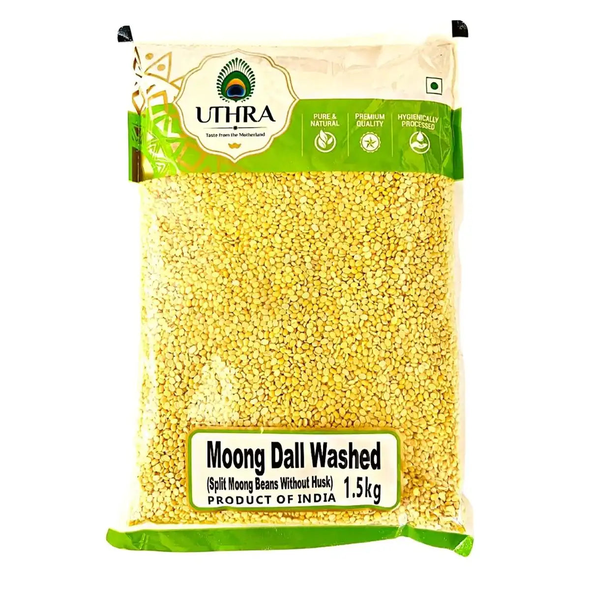 Uthra Moong Dall Washed 1.5Kg