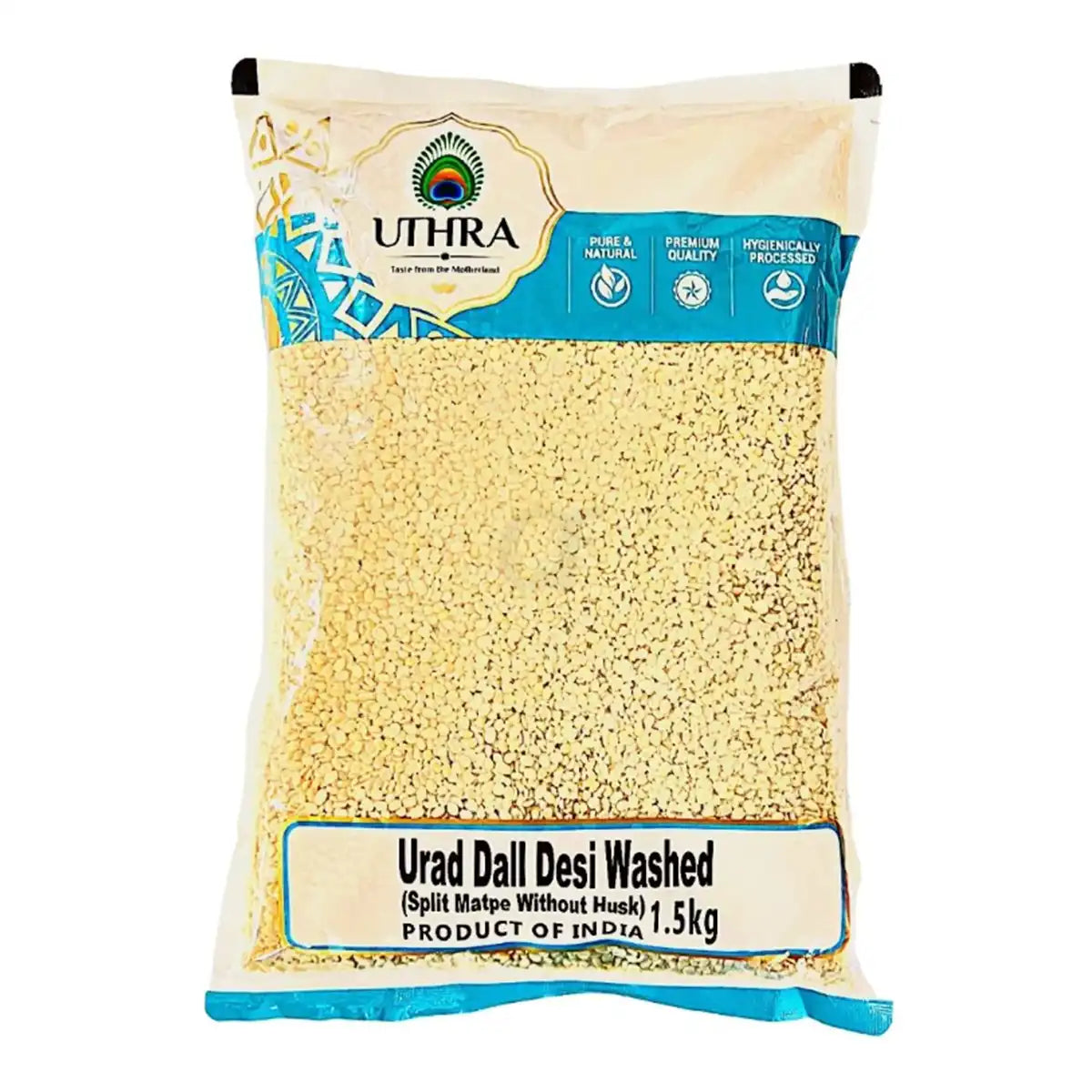 Uthra Urad Dall Desi Washed 1.5Kg