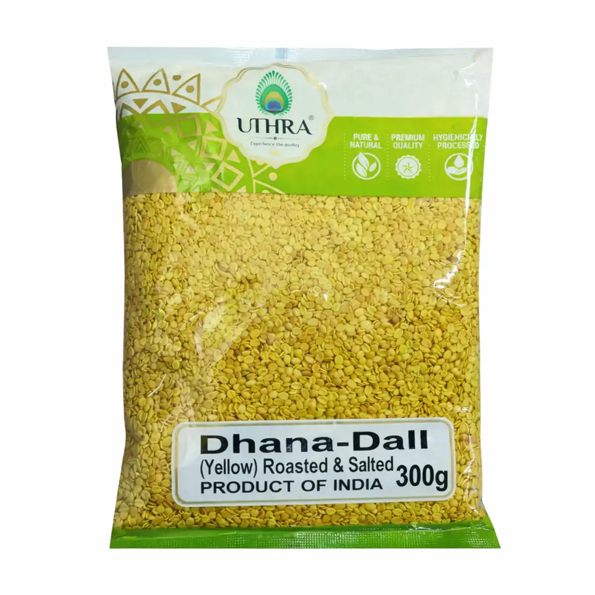 Uthra Yellow Roasted & Salted Dhana Dall 375g