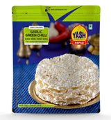 Yash Garlic Green Chilli Papad 200g