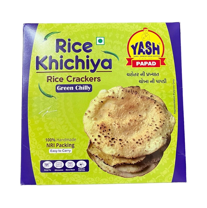Yash Rice Papdi Green Chilli 500g
