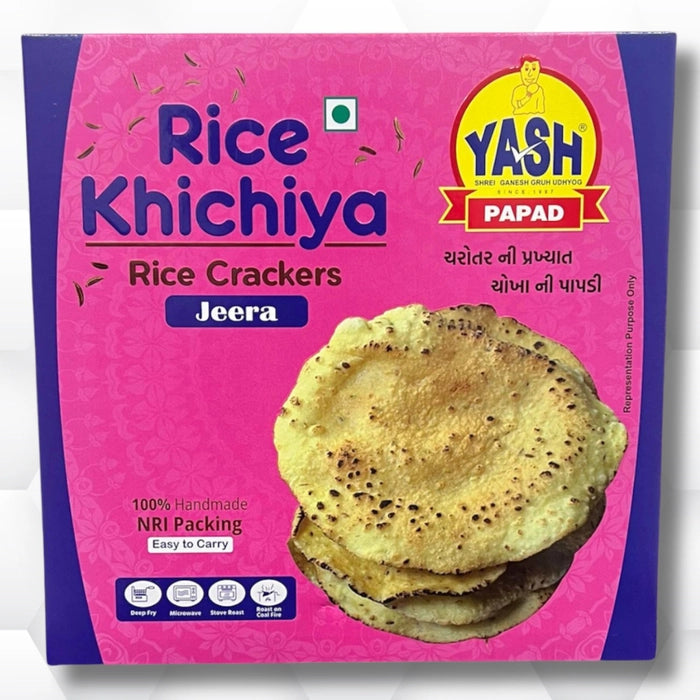 Yash Rice Papadi Jeera 500g