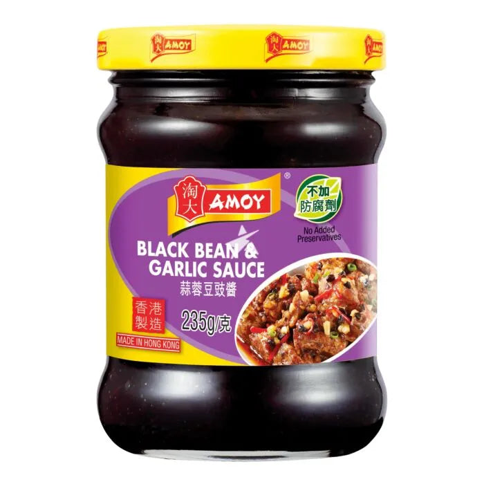 Amoy Black Bean & Garlic Sauce 235g