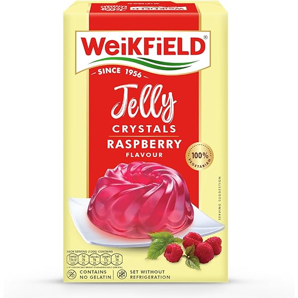 Weikfield Jelly Crystal Mix Raspberry Flavour 75g