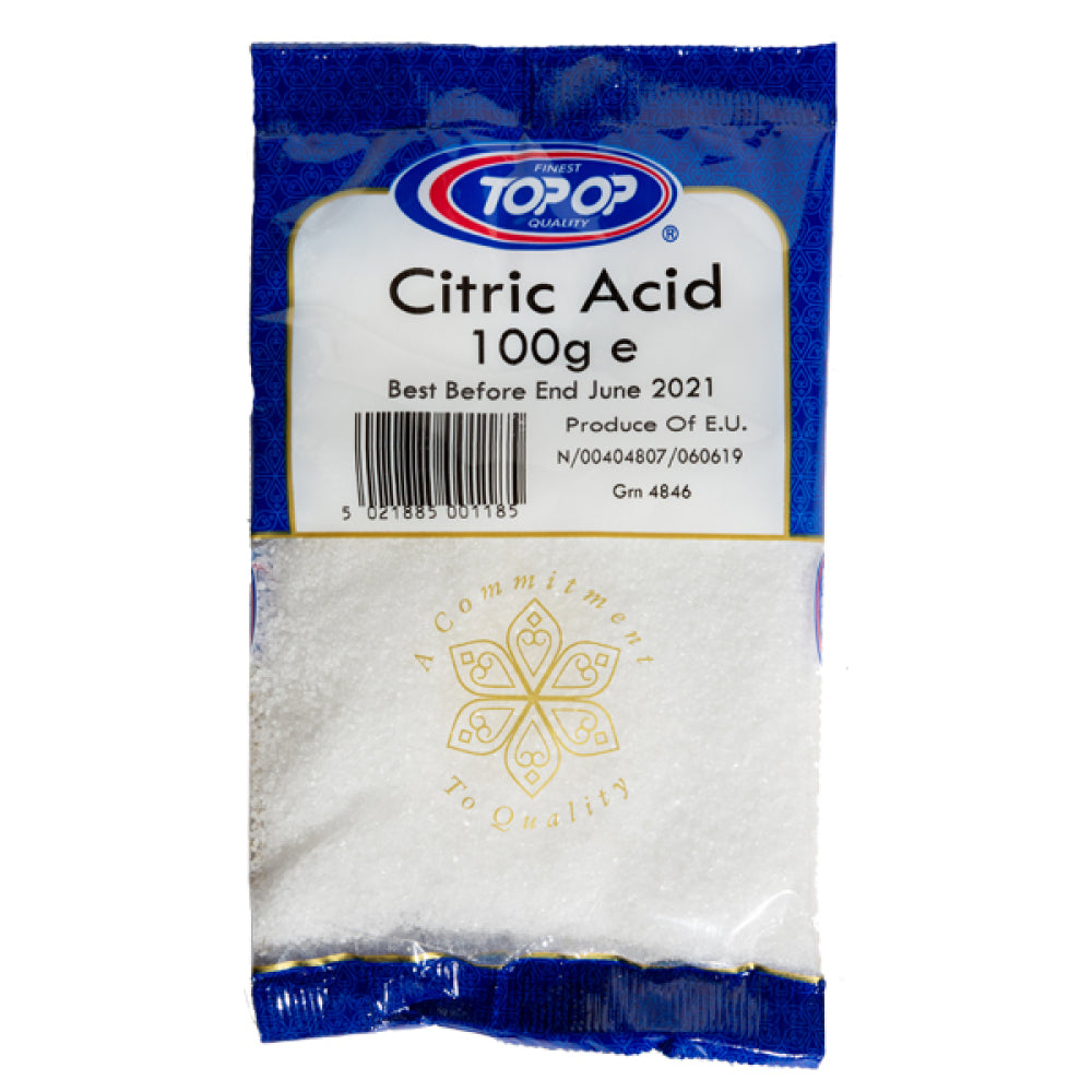 TOP-OP CITRIC ACID(Limbu na Phool) 100g