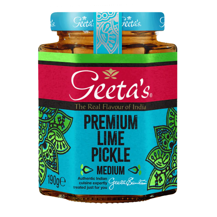 Geetas Premium Lime Pickle Medium 190g