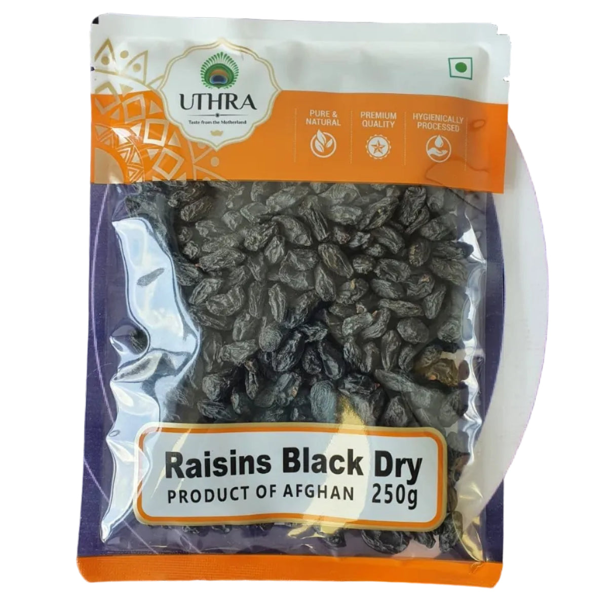 Uthra Raisins Black Dry 250g