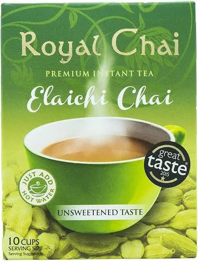 Royal Chai Elaichi Chai Unsweetened 180g 10Cups Serving Size