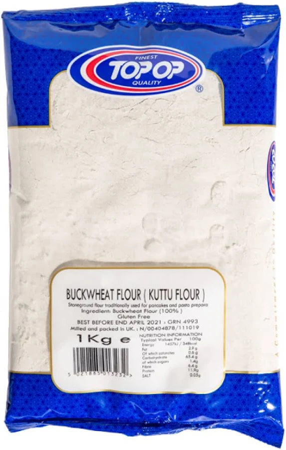 Top-Op Buckwheat Flour 1Kg  ( Kuttu Flour )