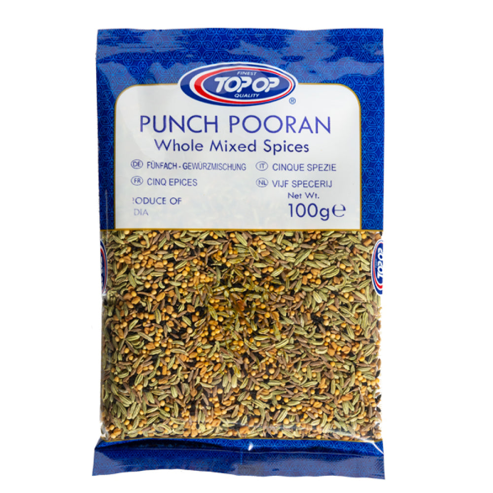 Top-Op Punch Pooran Whole Mix Spices 100g