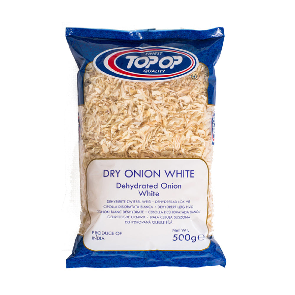 Top-Op Dry Onion White (Dehydrated Onion White)500g