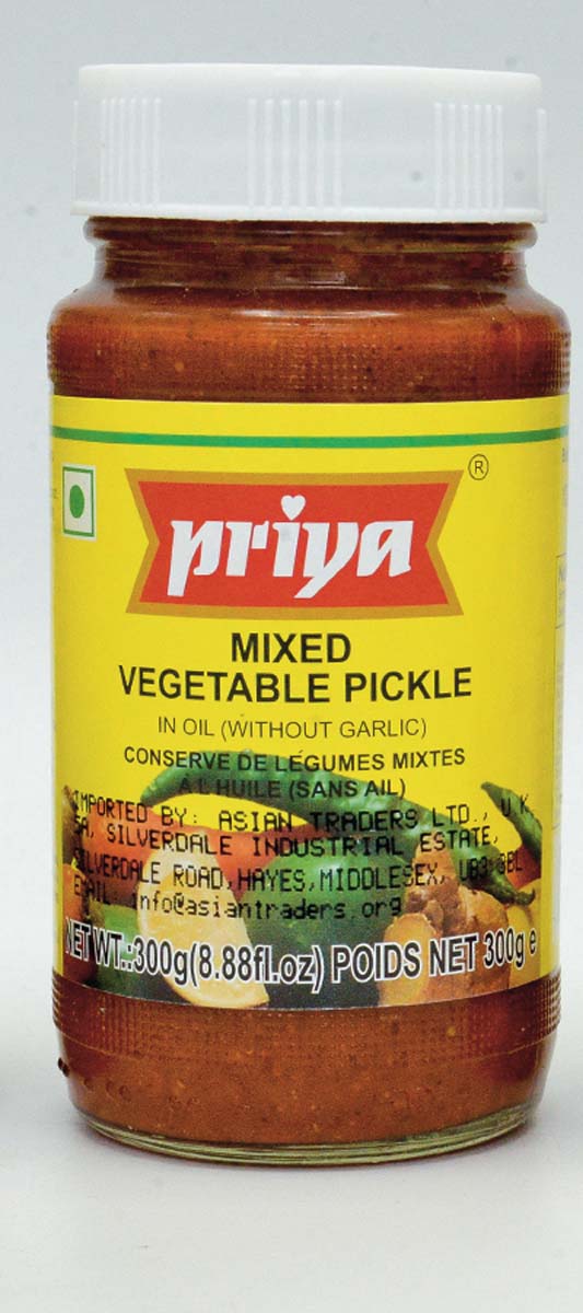 Priya Mixed Vegetable Pickle 300g