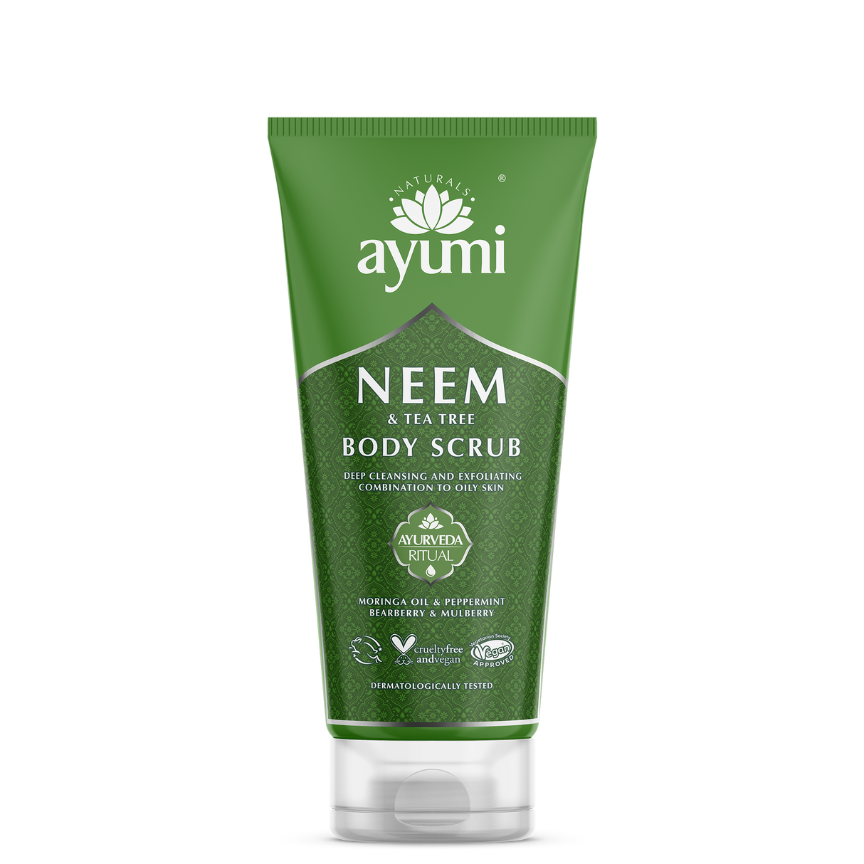 AYUMI NEEM & TEA TREE BODY SCRUB 200ML