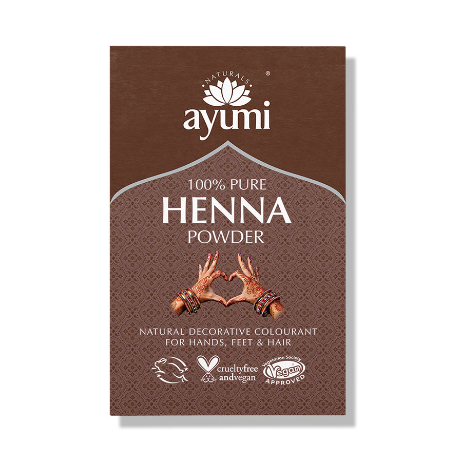 Ayumi 100%Pure Henna Powder For Hands,Feet & Hair 100g