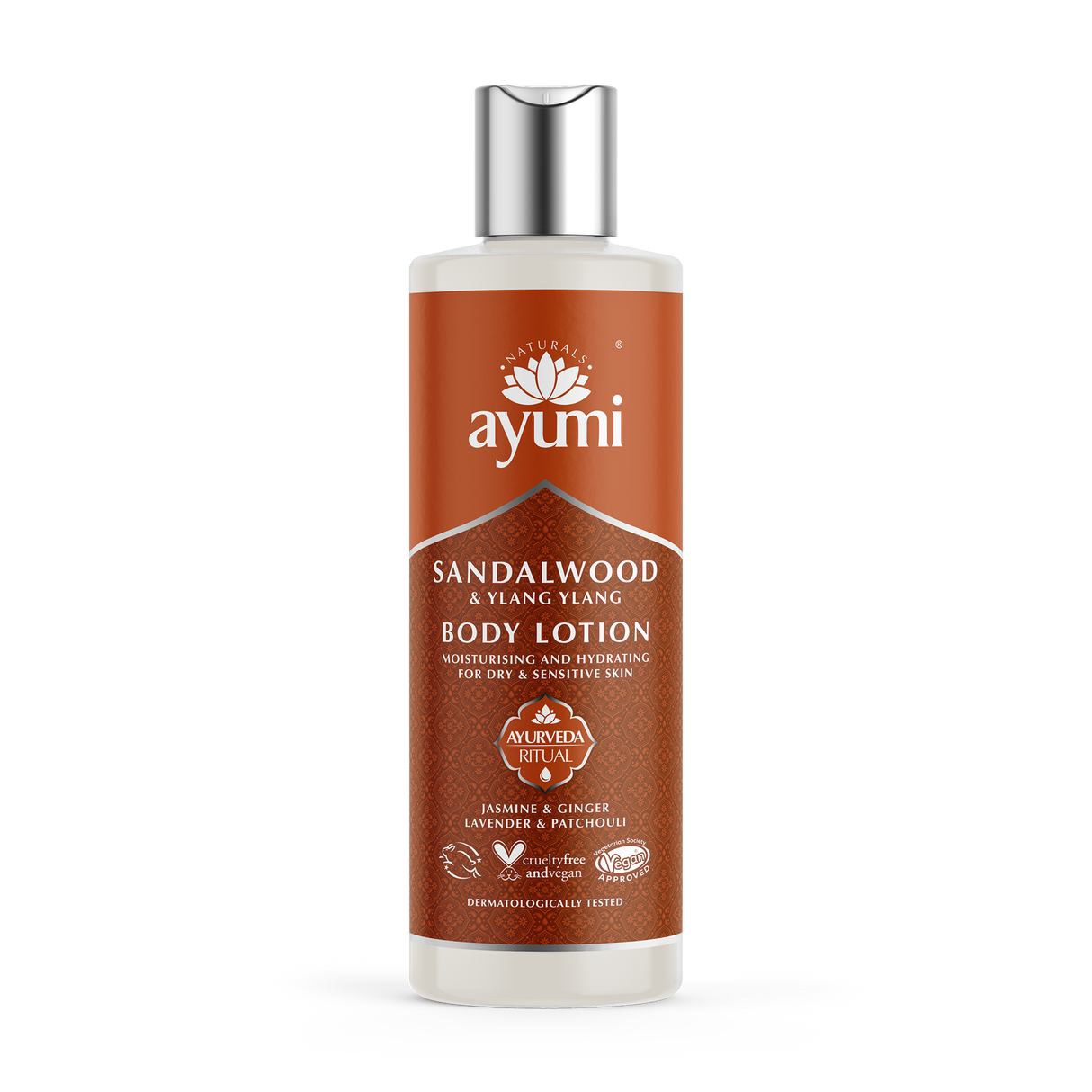 AYUMI SANDALWOOD & YLANG BODY LOTION 250ML